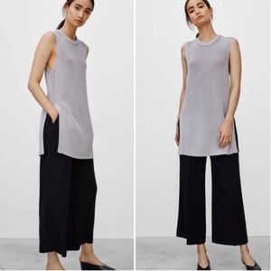 Aritzia Wilfred Long Knitted Tunic Split Sides